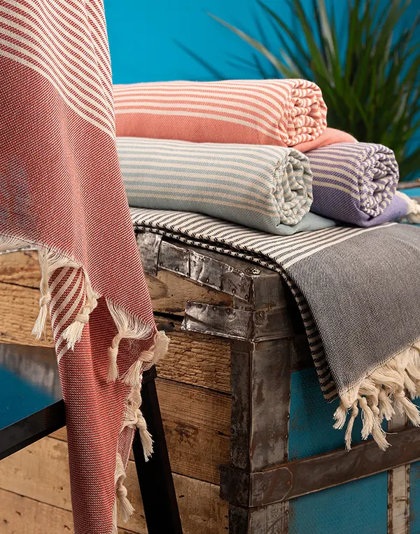 La fouta serviette, le drap de bain traditionnel